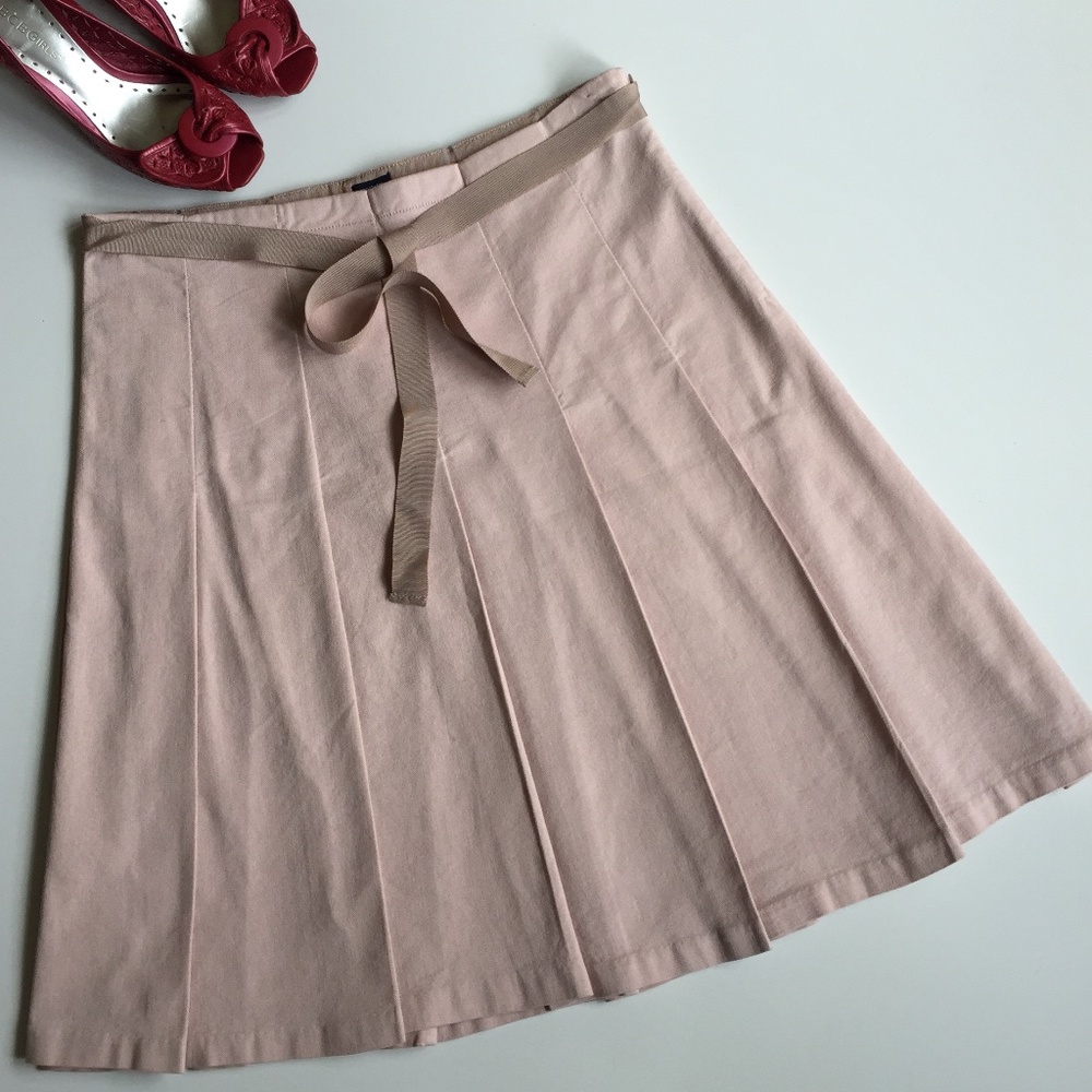 GAP Cotton Pleated Skirt
